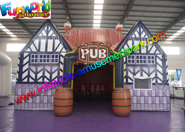 Digital Painting Inflatable Pub Tent , Inflatable Marquee For Party
