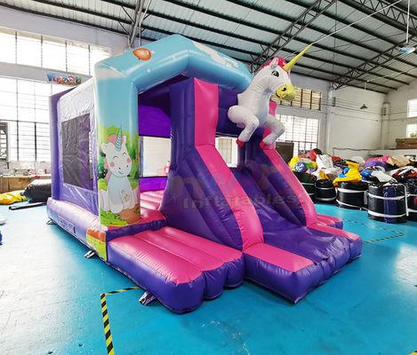 Carnival Unicorn Kids Castle Bounce House For Advertisement