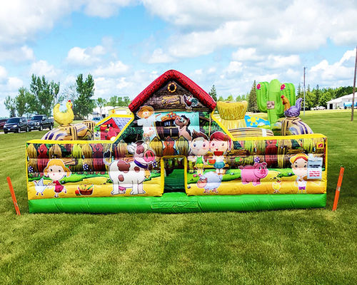 Tarpaulin Inflatable Bounce House Water Slide Jump Bouncer