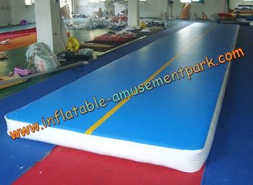 Special Drop Stitch Fabric  Inflatable Air Tumble Track , Inflatable Gym Track