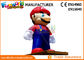 PVC Coated Nylon 3 - 8m Advertising Inflatables Mario Model / Inflatable Cartoon Characters