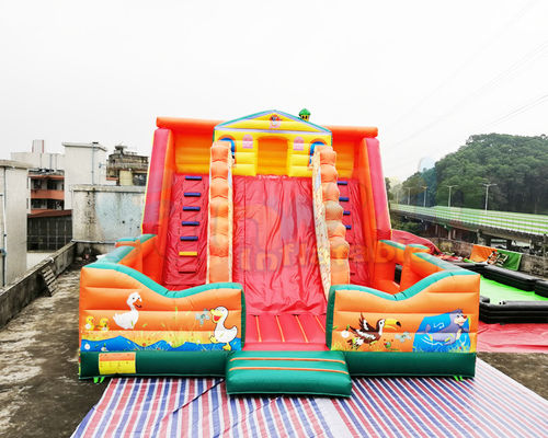 Bốn khâu khâu Thương mại Cầu trượt Bơm hơi Trẻ em Bounce House Jumping Castle